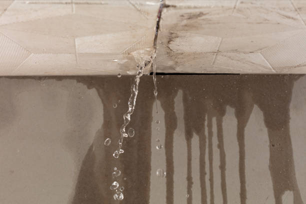 Professional Flood Damage Cleanup technician working in McLain, MS